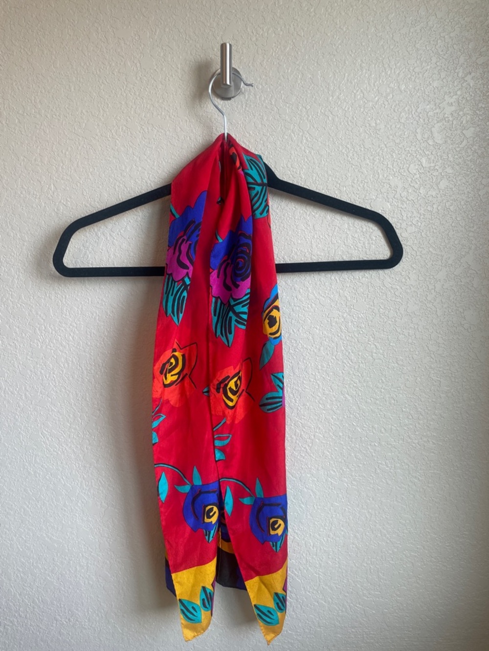 Vintage Liz Claiborne Vintage Floral Silk Scarf